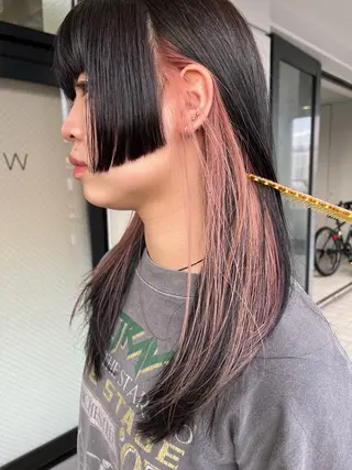 セミロング カラー IROW/イロウ天神 大名店 yamaのヘアスタイル