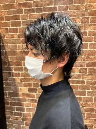 ショート カラー パーマ ヘアアレンジ メンズ キッズ ネイル マツエク・マツパ アイブロウ 久木原 ゆりのヘアスタイル