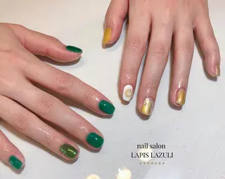 ネイル nail salon ラピスラズリのネイルデザイン
