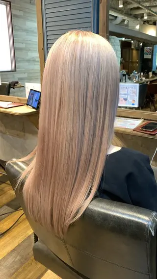 ロング カラー repose日本橋 室町のヘアスタイル