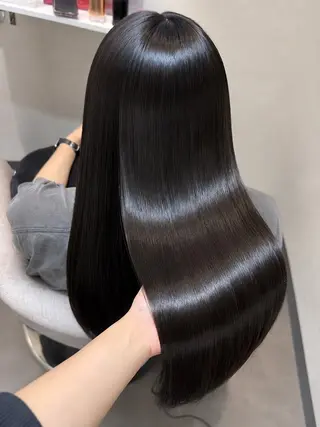 ロング 米倉 群のヘアスタイル