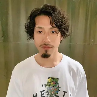 パーマ メンズ 中川 竜誠のヘアスタイル
