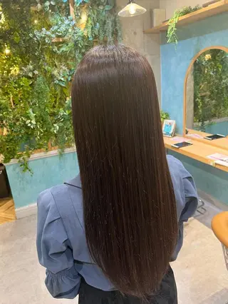 カラー rina韓国レイヤー ハッシュカットのヘアスタイル