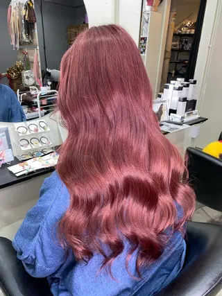 ロング カラー 艶髪ハイトーン💎 Rukumoのヘアスタイル
