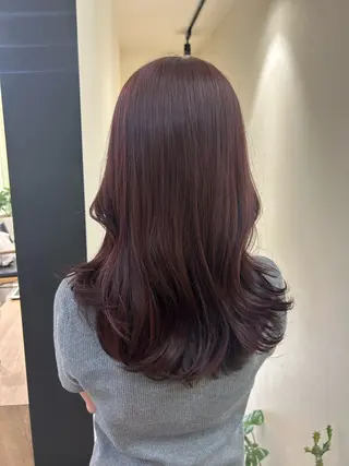 ロング カラー hub hair レイヤー/透明感のヘアスタイル