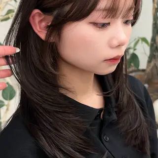 ミディアム きら🎀ボブ/ミディ アム/透明感カラーのヘアスタイル