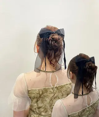 ロング ヘアアレンジ 藤原 史江のヘアスタイル