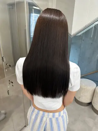 ロング カラー パーマ 髪質改善特化【荻窪】 RYOTOのヘアスタイル