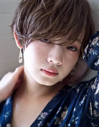 ショート カラー パーマ ヘアアレンジ メンズ キッズ ネイル マツエク・マツパ 🌈デザインヘア職人 Kaede🌈のヘアスタイル