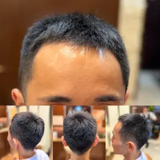 ショート メンズ 根尾 海咲のヘアスタイル