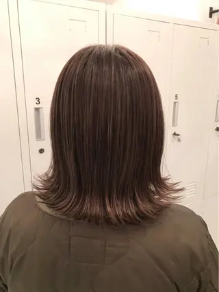 ミディアム カラー ご新規様限定 透明感カラーKANAのヘアスタイル