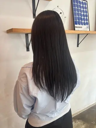 ロング カラー 篠崎 良菜のヘアスタイル
