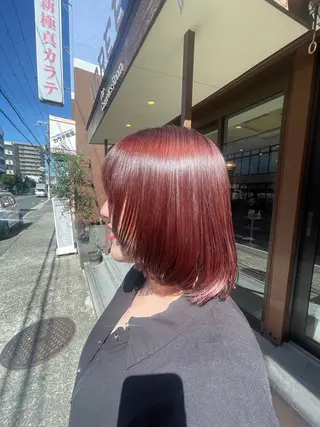 ミディアム 下元 舞香のヘアスタイル