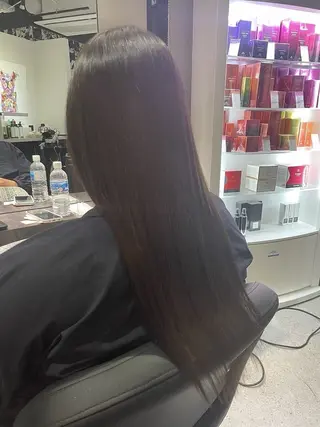 ロング カラー 江坂 mikuのヘアスタイル