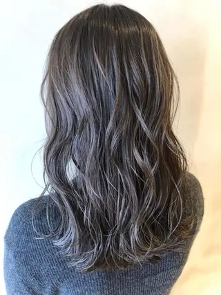 セミロング 夜23時まで予約🉑 reverieあきらのヘアスタイル
