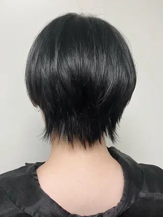 ショート fumika推しカラ ー/デザインカラーのヘアスタイル