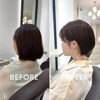 ショート 佐々木陸/ショート特 化/明るい白髪染めのヘアスタイル