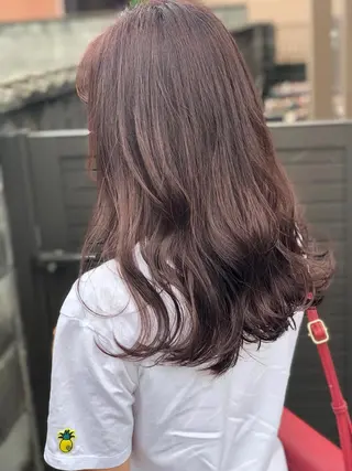 ロング ヘアアレンジ hiiko顔まわり カットのヘアスタイル