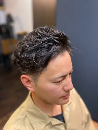 パーマ 【メンズパーマ】 山下勝勲のヘアスタイル