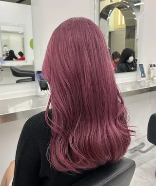 ロング カラー 🎆浴衣着付け👘 ✨ヘアセット🐹のヘアスタイル