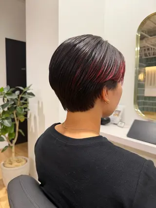 ショート 🌈モテ色 村上のぶきのヘアスタイル