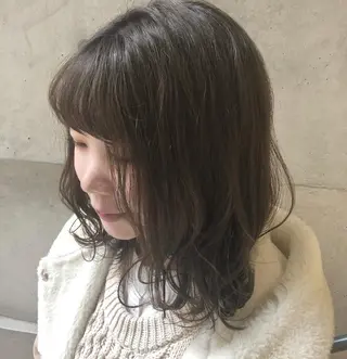 ミディアム カラー 髪質改善サロン 梅田/ヨナミネのヘアスタイル