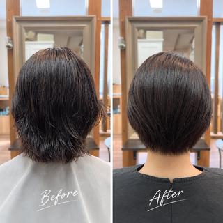 ショート カラー マスママナミ VALOR立川店のヘアスタイル