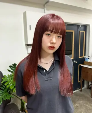 ロング カラー NAGISA髪質改善 &透明感カラー🪞のヘアスタイル
