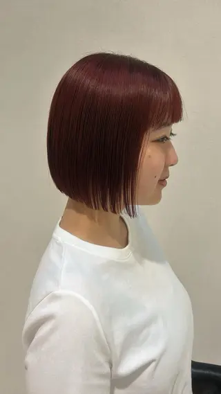 ショート 藤原 千紗/透明感 カラー/ボブのヘアスタイル