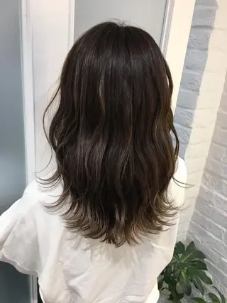 ロング カラー ハイトーン/メンズ 水野翔太のヘアスタイル