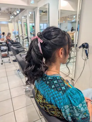 ヘアアレンジ 似合わせヘアセット＆ カット🤍野口弥生のヘアスタイル