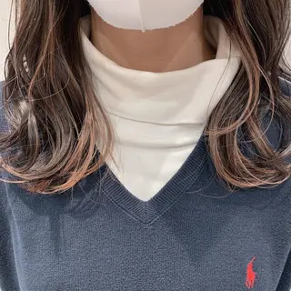 セミロング カラー 🦖鶴岡 香純🦖のヘアスタイル