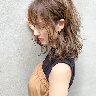 ミディアム カラー 💛カラー大人気💛 c i a t eのヘアスタイル