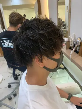 パーマ メンズ 縮毛矯正/髪質改善/ 艶髪ササキナツミのヘアスタイル