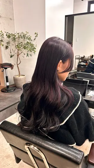 ロング カラー ボブ/暖色カラー 🎧 kei 🎀のヘアスタイル