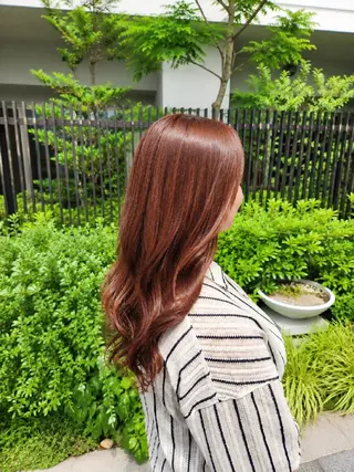 ロング カラー 店長 とみー / ツヤ感&似合わせのヘアスタイル