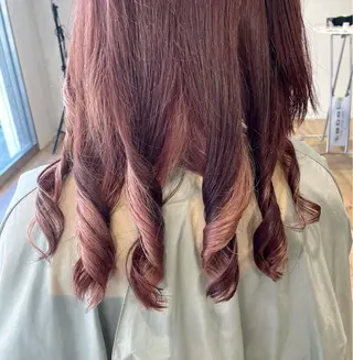 ロング 前田 菜奈子のヘアスタイル