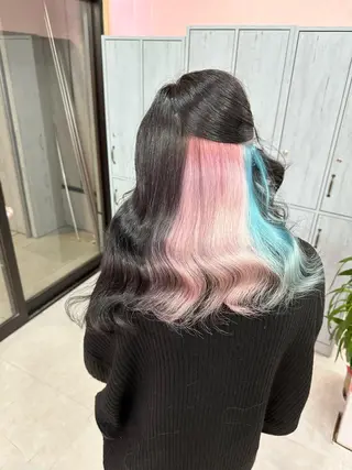 ロング カラー 町田ブリーチ特化 MANATOのヘアスタイル