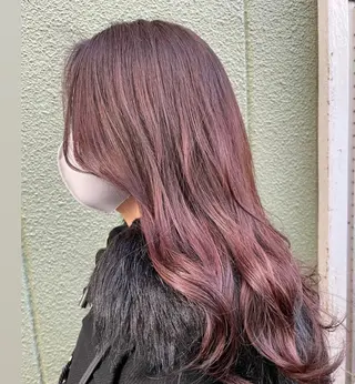 カラー 渡部凌我 小顔ウルフ ハイトーンカラーのヘアスタイル