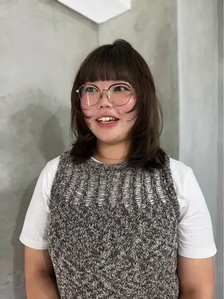 sena⌇ベージュ⌇ ブリーチなしWカラーのヘアスタイル