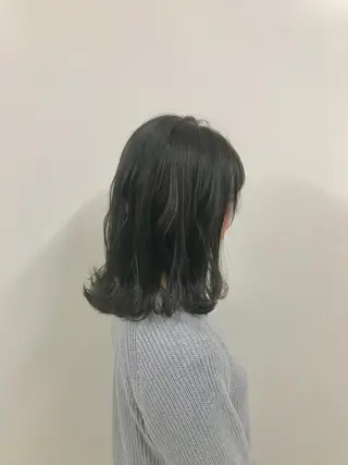 ミディアム カラー エリアNo.1カラー ⭐️hikaru⭐️のヘアスタイル