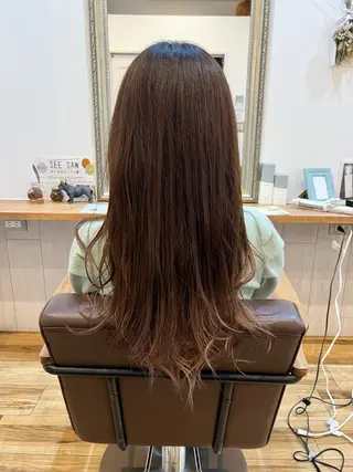 ロング カラー 🐰ハイトーンカラー 畠山　渡🐰のヘアスタイル