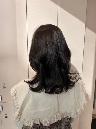 ミディアム カラー 暖色系カラー/オリー ブカラー💚宮城のヘアスタイル
