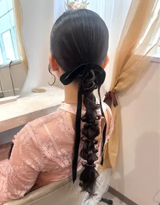 ロング エクステ&ヘアセット Milaのヘアスタイル