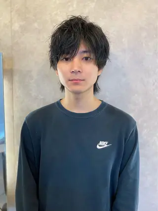 メンズ 安藤幹人 メンズパーマのヘアスタイル