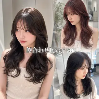 セミロング THE ECT 🌸濱吉優希🌸のヘアスタイル