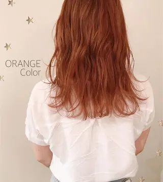 ロング カラー 市川 千夏のヘアスタイル