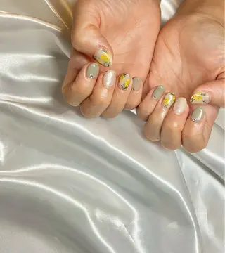 ショート カラー パーマ ヘアアレンジ メンズ キッズ ネイル マツエク・マツパ el. by Aoのネイルデザイン