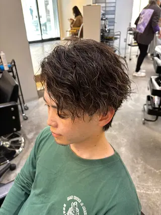 パーマ メンズ レイヤー/大人メンズ パーマ🌀 平島拓也のヘアスタイル