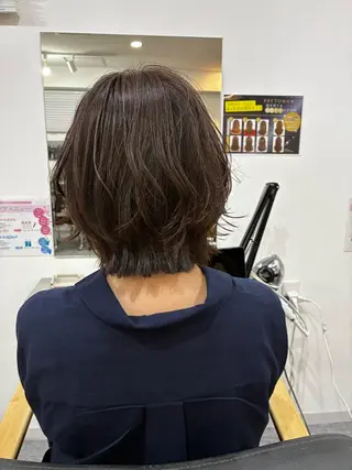 ミディアム 🌐🪬韓国ボブ/ 透明感カラーのヘアスタイル